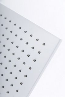 Верхний душ квадратный с изливом, белый матовый Cezares PORTA-TDDQ-BIO